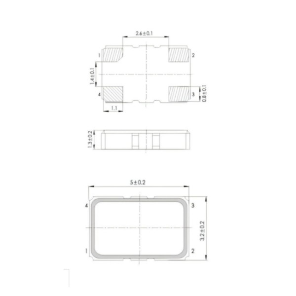 10MHz 3V SMD5032 VCTCXO