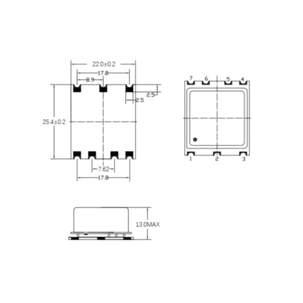 10MHz SMD2522 Clock Mudule
